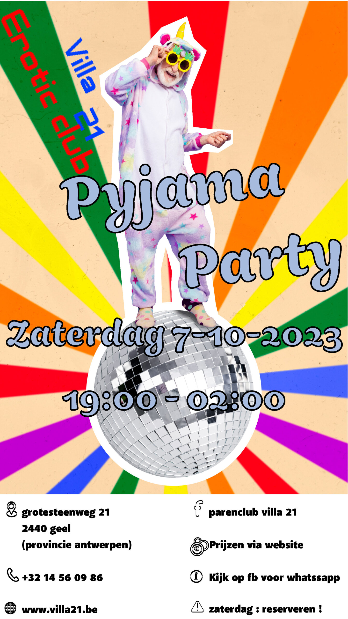 ZATERDAG: Pyjama Party