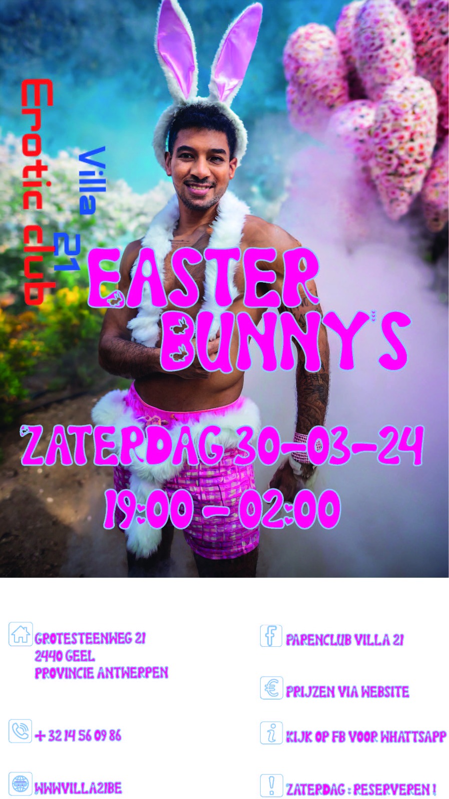 ZATERDAG: Easter Bunny!