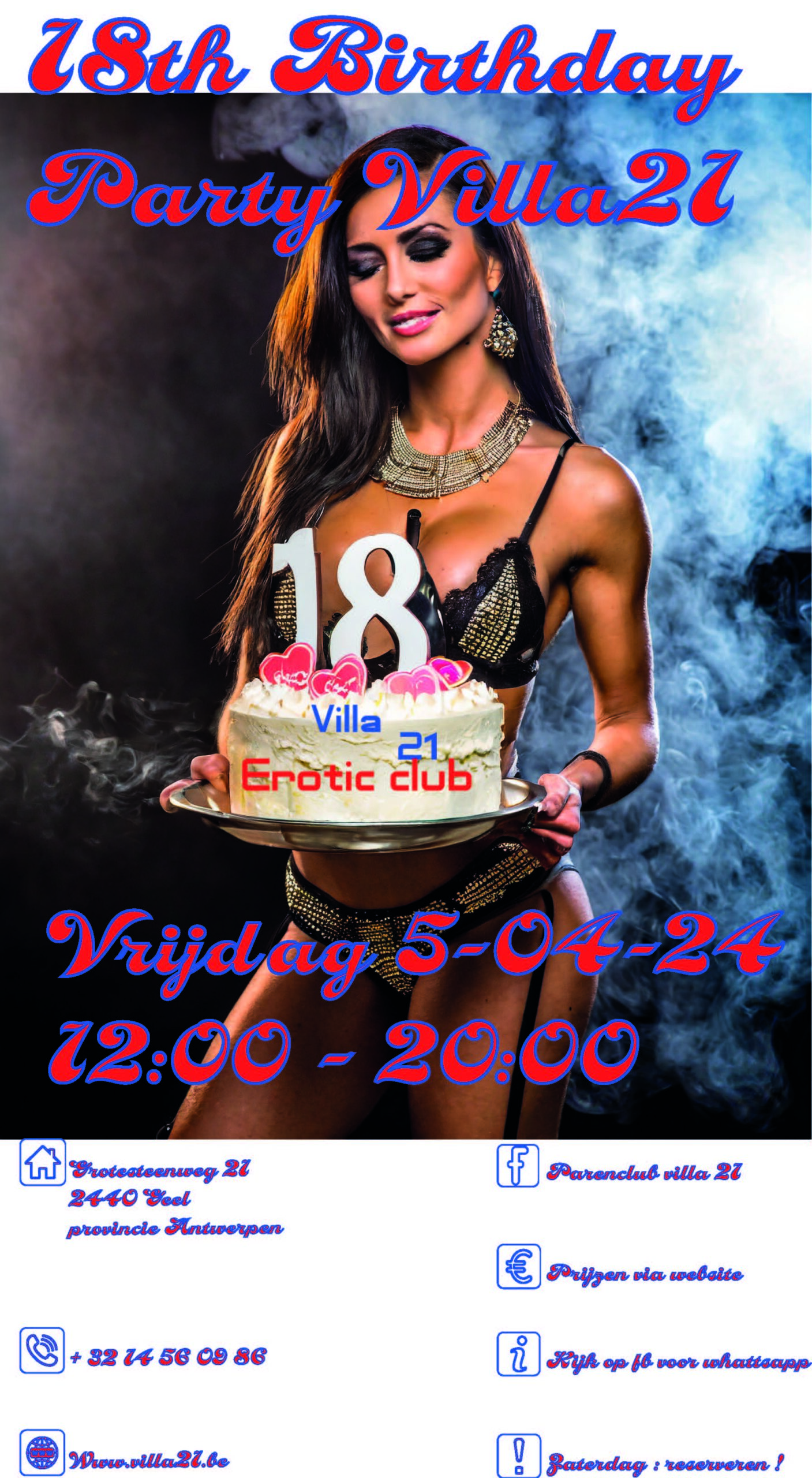 VRIJDAG: 18th Birthday Party Villa 21!