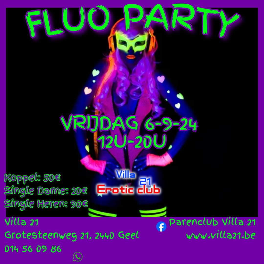 fluo party vrijdag