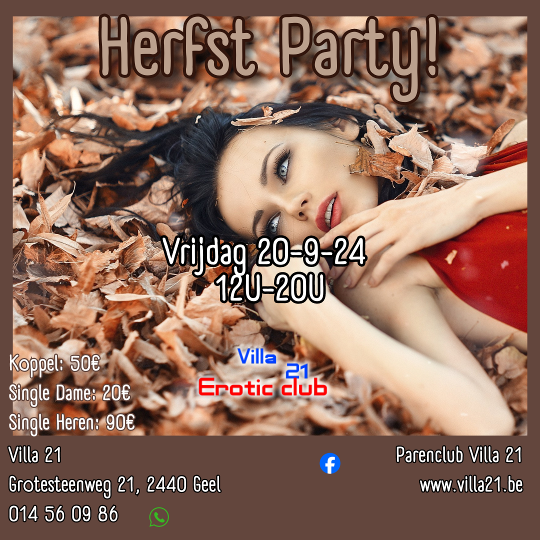 herfst party vrijdag